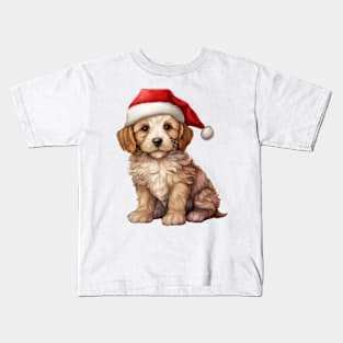 Christmas Puppy Kids T-Shirt